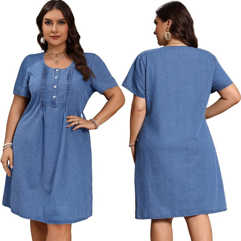 fashion  dress women's summer new arrivalplus size women's clothing artsyloosefashion long skirt v-neck