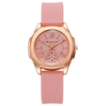 Trendy korean style quartz watch for women - elegant wristwatch with silicone strap - wholesale student watches