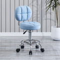 Barber chair makeup manicure live broadcast special adjustable round stool for home bedroom dressing stool movable backrest large work stool