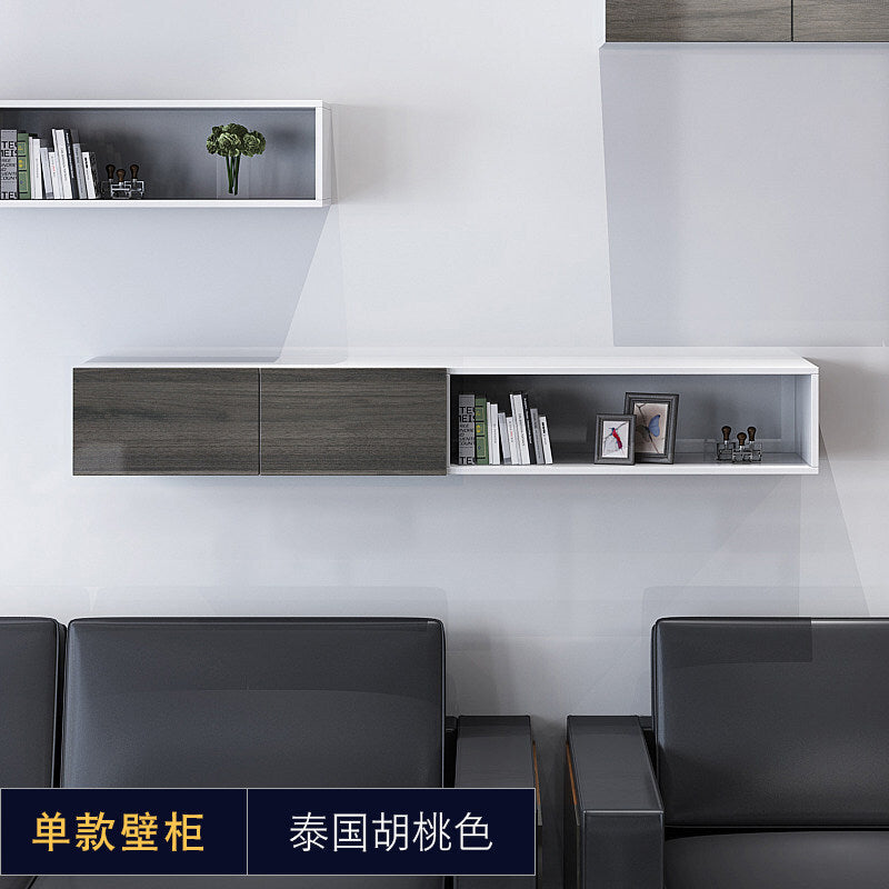 Office minimalist modern file cabinet wooden document financial records small cabinet low cabinet panel drawer style
