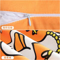 Cartoon throw pillow sofa cushion bed headrest office reading lumbar support backrest pillow with insert - customizable