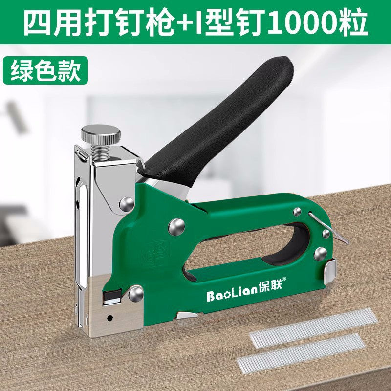 Manual air nail gun code nail gun steel nailer special wire trough artifact straight nail martin for home woodworking tools