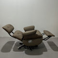 Smart electric recliner eames electric boss chair multifunctional designer rotatable single leather sofa chair