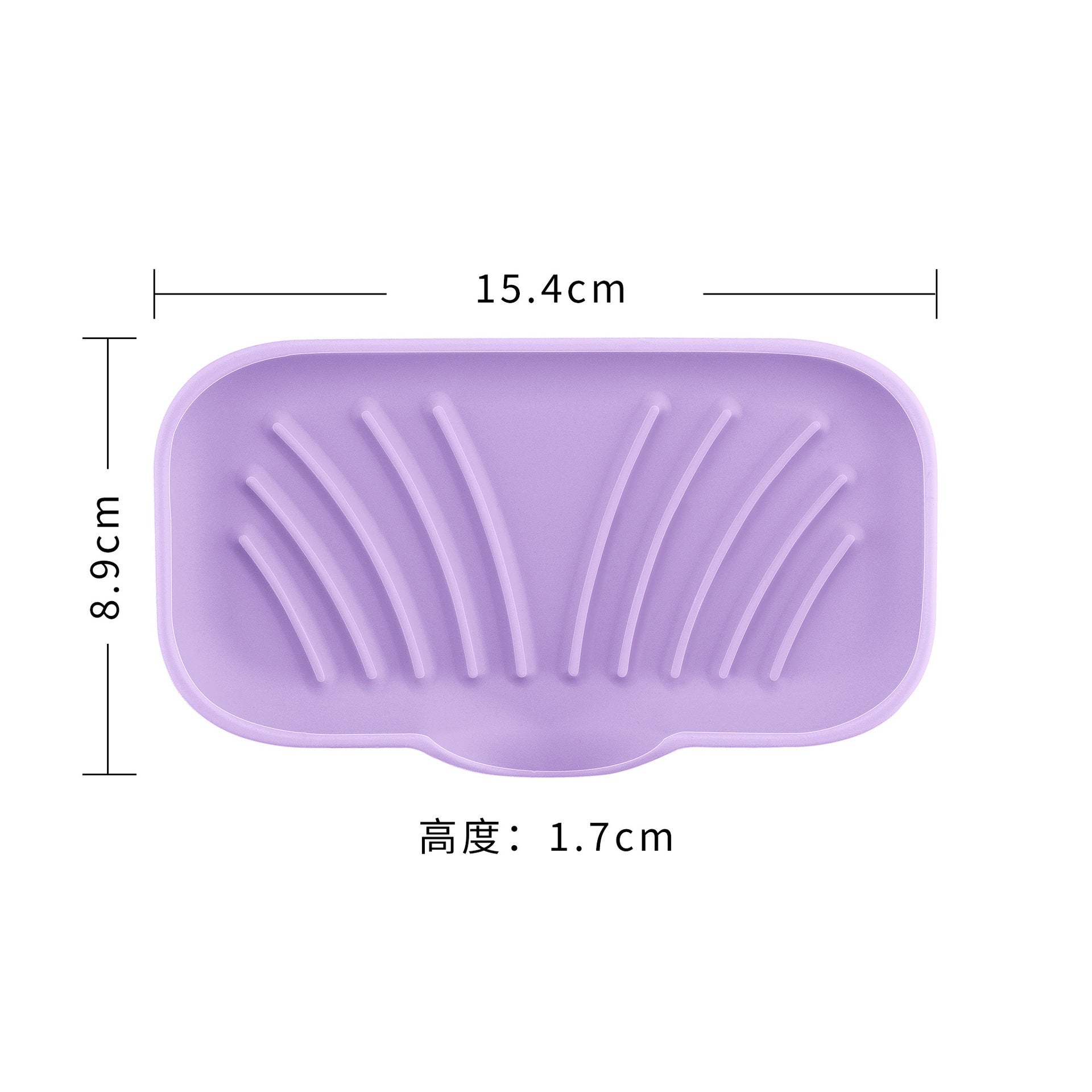 Silicone Soap Rack Bathroom Sink Storage Box Non-slip Soap Tray Macaron Color Customizable Logo Soap Rack