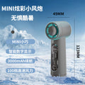 2026 new cross-border pocket fan: usb rechargeable, digital display, high airflow, small outdoor portable mini fan
