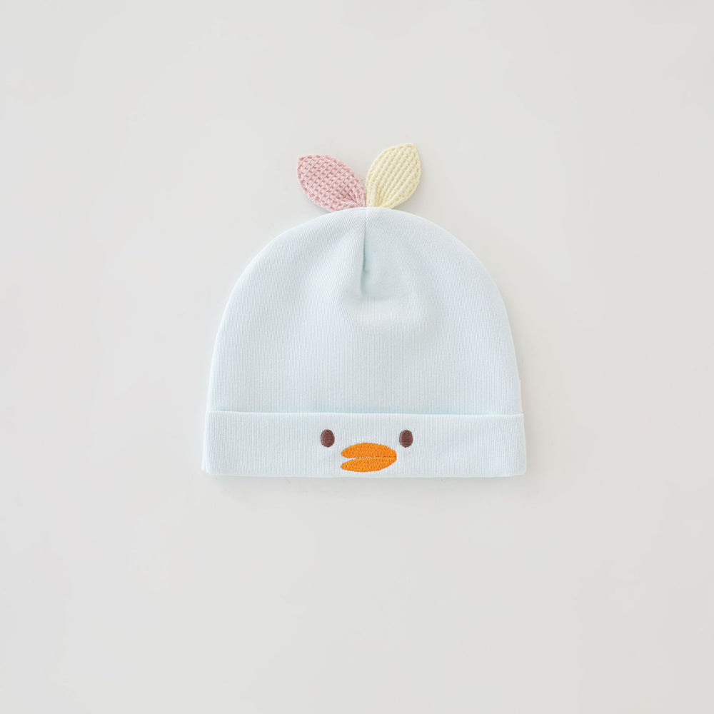 Processing oem personalized autumn winternew arrival double layer kids fetal cap cartoon embroidercute full moon newborn fontanelle