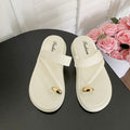 2026 new cross-border hot-selling thong sandals for women - summer outdoor fashion thick-soled flip-flops beach slippers
