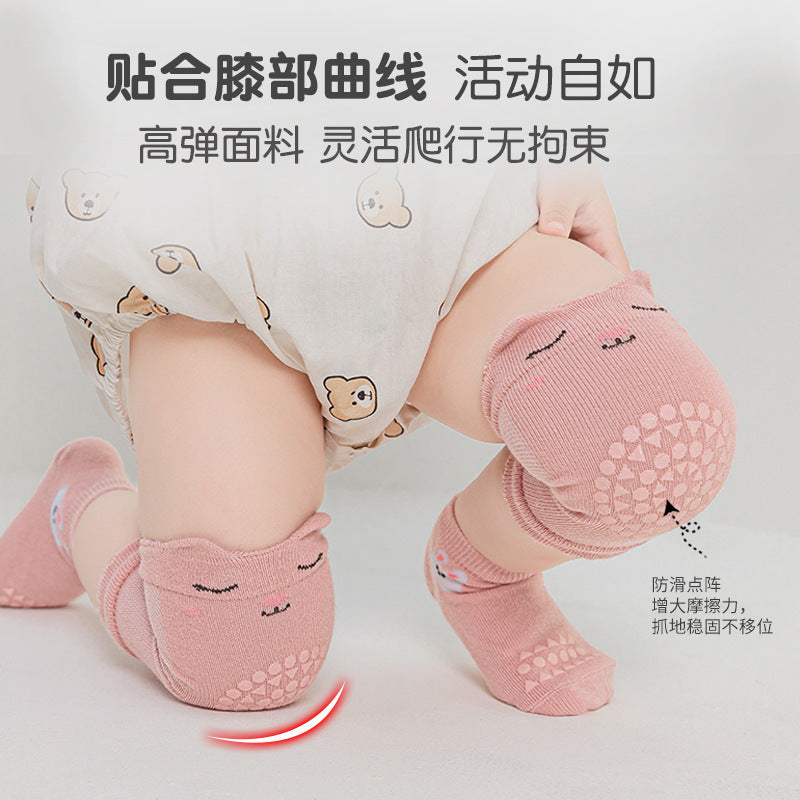 Babibele baby knee pads - summer lightweight crawling aid, anti-fall, anti-slip floor socks for first walkers