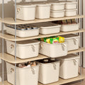 Miscellaneous storage box dormitory desktop storage box toy cream style cosmetics storage box snack plastic storage box