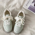Thick sole sneakers for women 2026new arrival spring autumcasualeasiest for matchniche style lightweight sports ins trendy korean style bread shoes