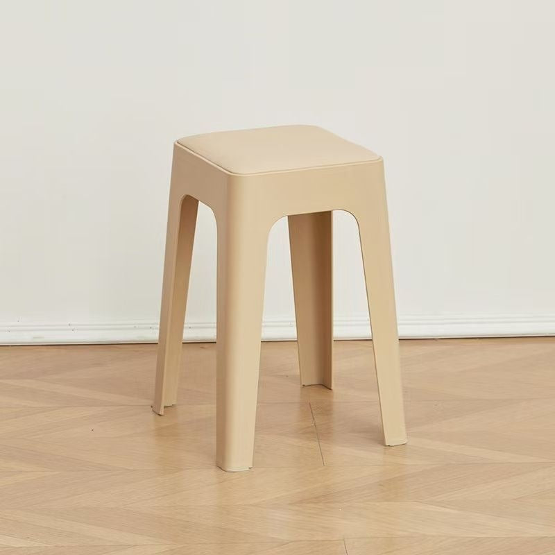 Comfortable restaurant soft-padded plastic stool, bench, fast food restaurant long-seat soft stool, new home use thickened plastic stool