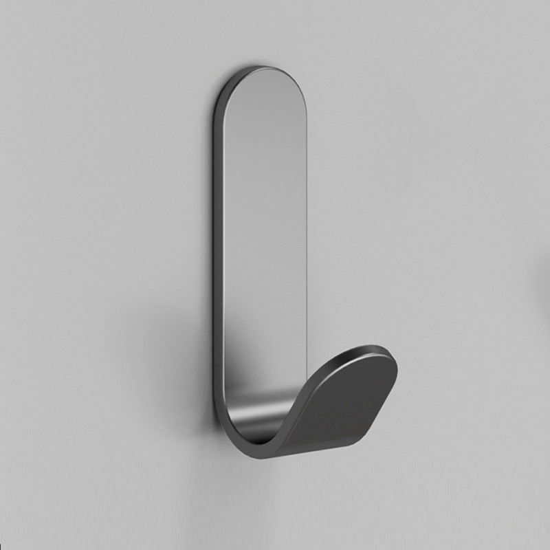 Thickened hook strong adhesive punch-free traceless adhesive hook wall sticker wall load-bearing kitchen bathroom door back hook