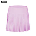 Carefully selected new water-cooled elastic fashionpleated skirt double-layer fashion tape three-point sports pants dk383