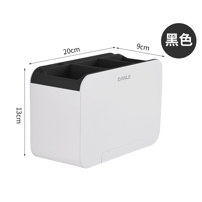 Chopsticks cartridge storage box wall-mounted household chopsticks cage bucket spoon kitchen tableware chopsticks drain knife holder integrated rack