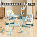 Baby high chair - foldable, portable, home use - infant learning seat for feeding - multifunctional dining chair for kids