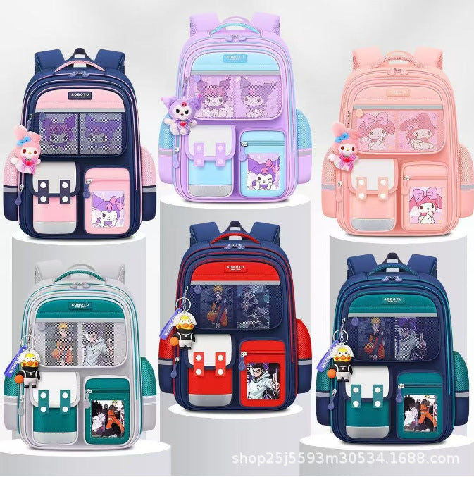 Shaodong new primary school bag children's schoolbag 1-3-6 grade backpack  wholesale schoolbag