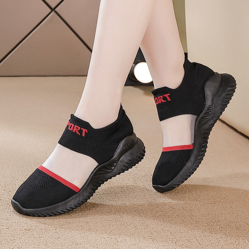 Women's flyknit sneakers - new spring/summer 2026 collection: versatile, breathable, lightweight casual athletic shoes, running shoes, yeezy style
