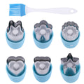 Ready-to-ship new 2-in-1 stainless steel edge-sealing press-type wonton/fruit/cut flower cutter & butterfly noodle mold