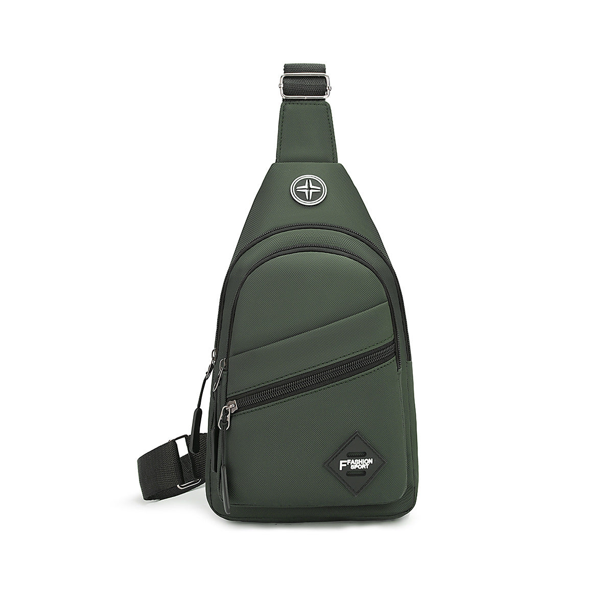 Foreign trade men's breast bag outdoor sports chest bag men's casual couple trend backpack large capacity shoulder messenger bag