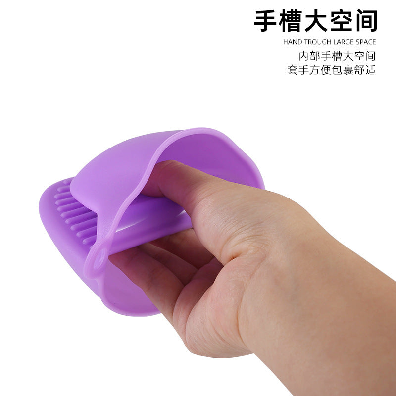 Custom silicone oven mitts - heat resistant, anti-slip, ideal for baking, oven, and microwave use