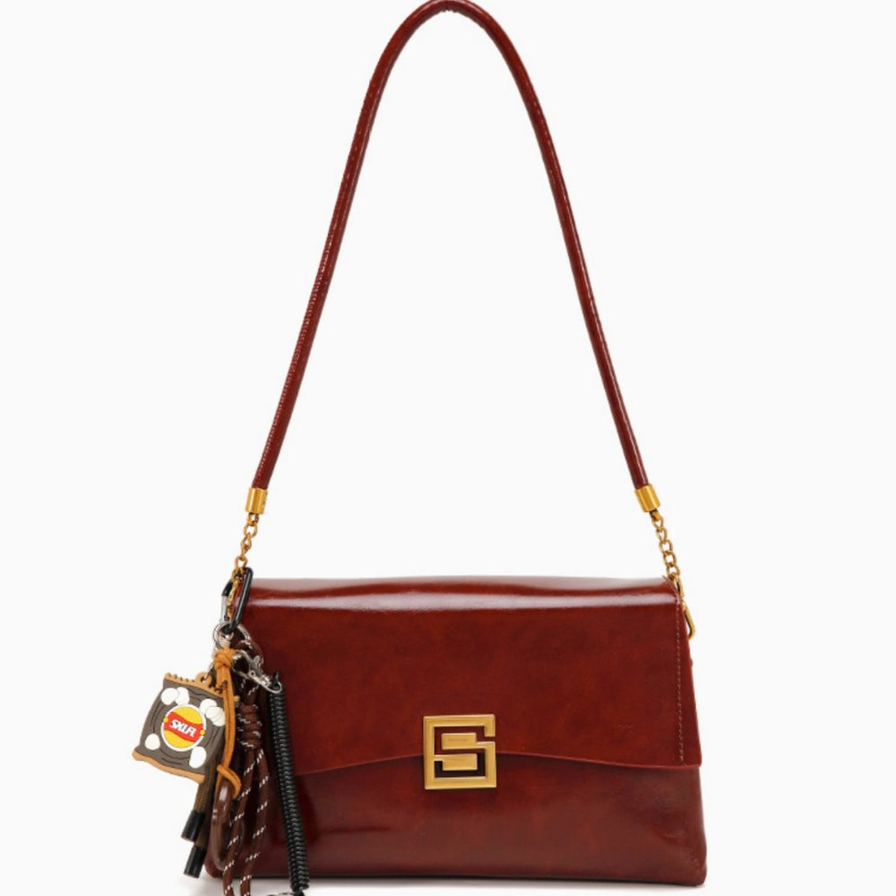 Red bag for women, high-end elegant, bridal wedding bag, daily use, underarm bag, niche style design, crossbody bag for women