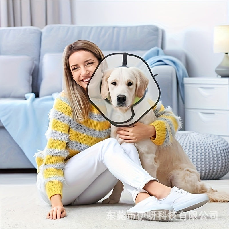 Hot-selling pet cone collar - post-surgery protection for cats and dogs - adjustable elizabethan collar for cats and dogs