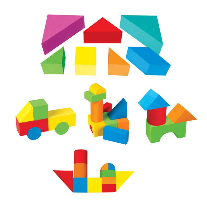 Cross-border export kindergarten activity area colorful EVA foam building block bricks building block soft brick sponge toys