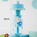Cute cartoon animal straw cup - extra large capacity, high temperature resistant, with infuser, multi-purpose, stylish student water bottle