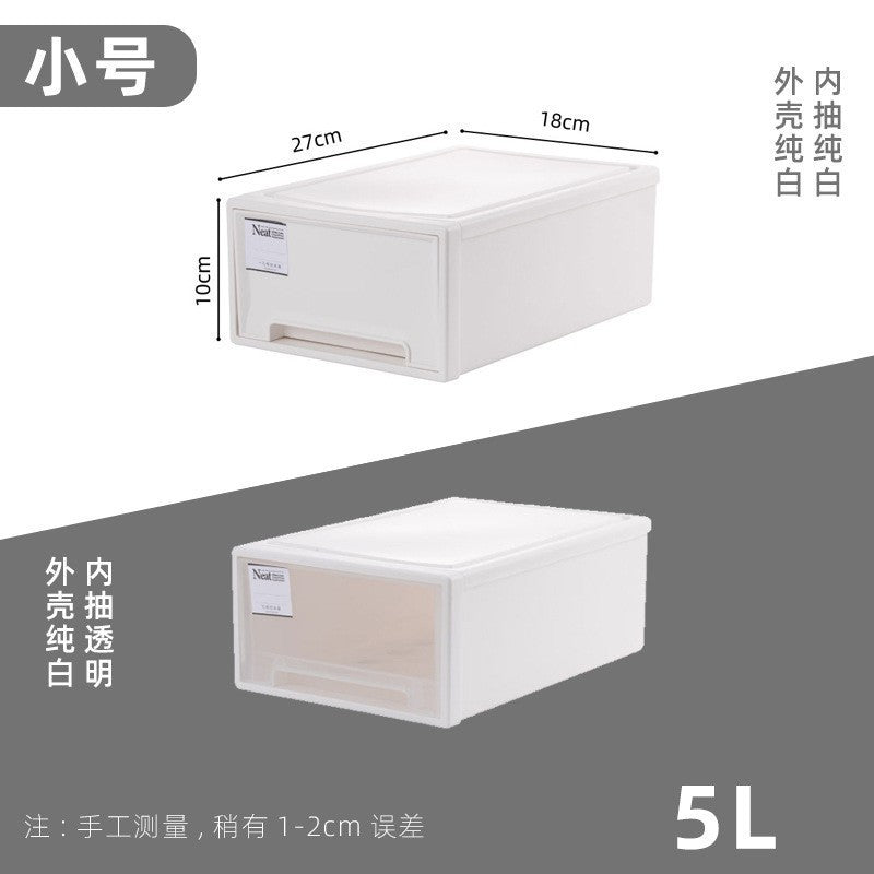 Japanese drawer type wardrobe storage box clothing underwear storage cabinet book sorting locker drawer type storage box