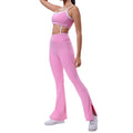 high waist butt lift yoga pants women's fashionoutwear peach butt outdoor sports fitness pants without front wave loose pants