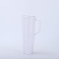 Amazon 40oz large capacity handle ice cup 304 stainless steel vacuum insulated cup outdoor car cup