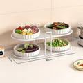 Kitchen multifunctional storage rack, dish rack, storage artifact, dishes, plates, spices, countertop, multi-layer simple tableware rack