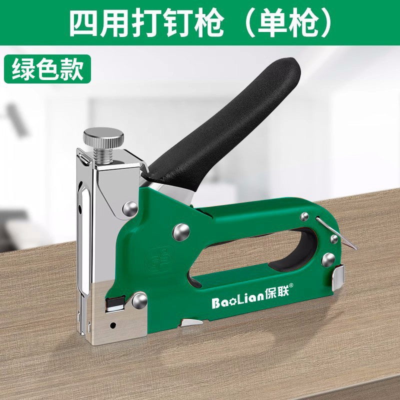 Manual air nail gun code nail gun steel nailer special wire trough artifact straight nail martin for home woodworking tools