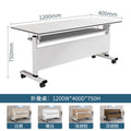 Foldable conference table multifunctional patchwork bench table training double office table foldable training table and chair combination