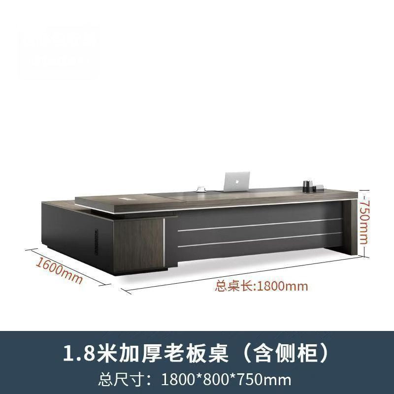 Saint li office desk - luxurious executive office desk and chair set - minimalist modern ceo desk - cross-border e-commerce
