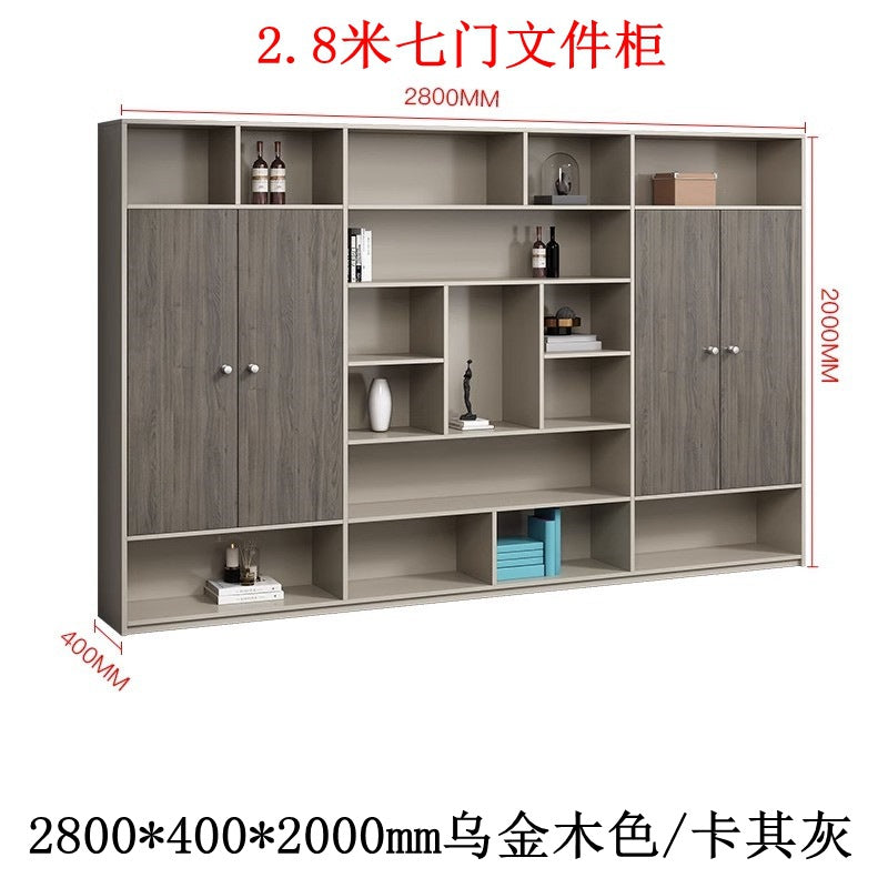 Boss table bookcase casual storage storage cabinet furniture office background file cabinet information cabinet wooden floor cabinet