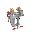 Mini bench vise bench vise small multifunctional for home flat mouth pliers aluminum alloy table vise woodworking fixed fixture