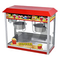 Stainless steel commercial popcorn machine - high-temperature resistant, non-stick popper for street vendors