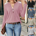 independent station  foreign trade cross-border fall and winter new arrival button lace patchwork knitting shirt long sleeves bottom shirt