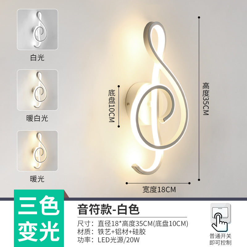 The whole network low-cost led corridor aisle entrance light new Nordic stairs balcony bedroom bedside background wall wall lamp