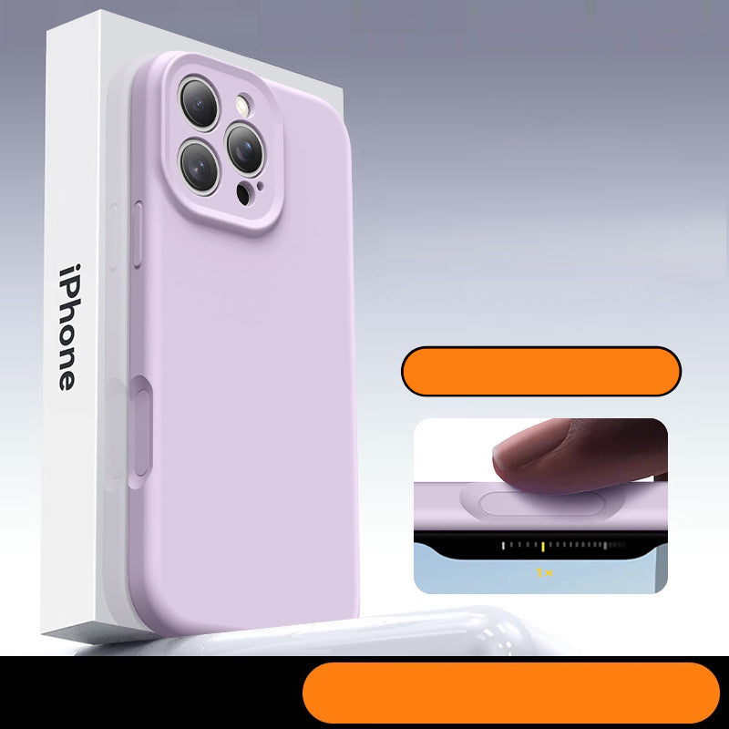Integrated camera button liquid silicone case for iphone 14/17 - ai photo button compatible with iphone 15