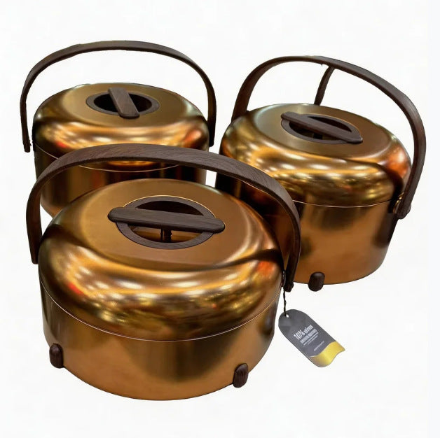 Exportnew arrivalhot selling handle double layer insulation box 3l-4l-5l factory direct sales insulation tableware foodwarmer