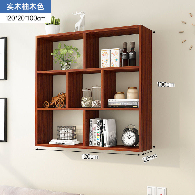 Solid wood storage cabinet wall wall cabinet wall shelf wall shelf wall-mounted bookshelf wall-mounted wall locker creative shelf