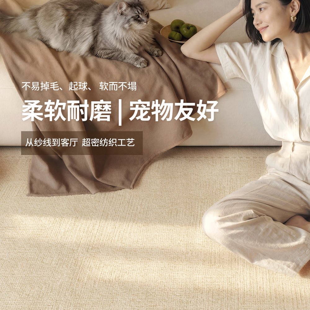 Carpet living room no-wash and wipeable medieval cream style frenchaccessible luxuryclassy bedroom sofa floor mat large area full coverage