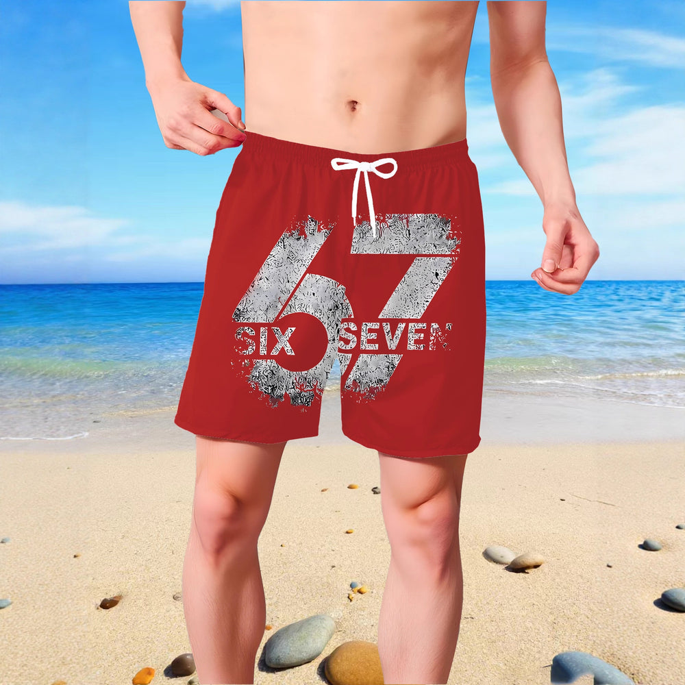 Boys' beach shorts and swim trunks for older kids, perfect for casual summer fun.