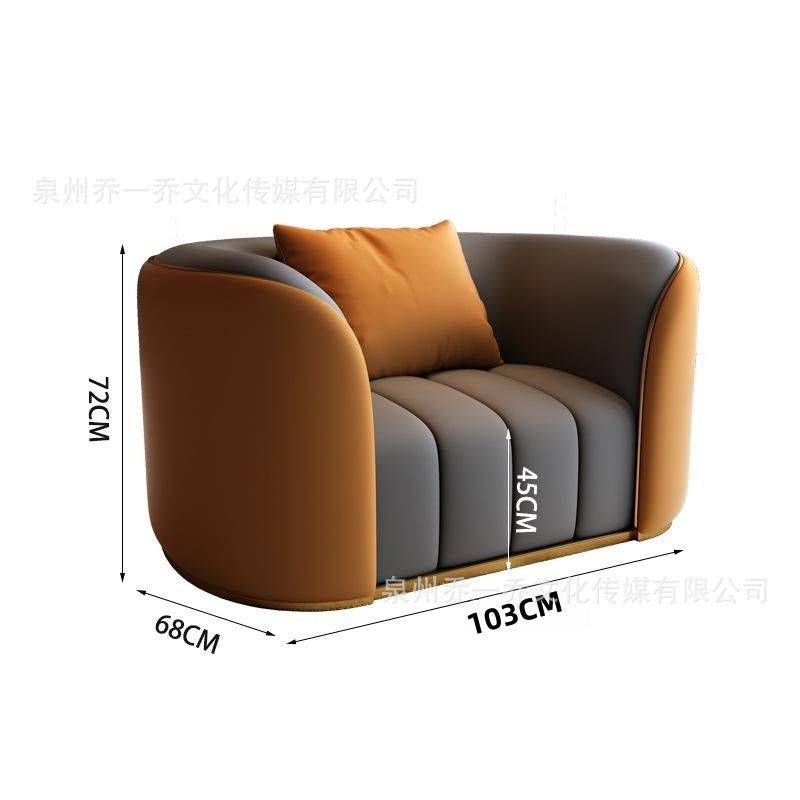 Beauty salon sofa office business reception lounge area negotiation sofa coffee table combination hotel home living room