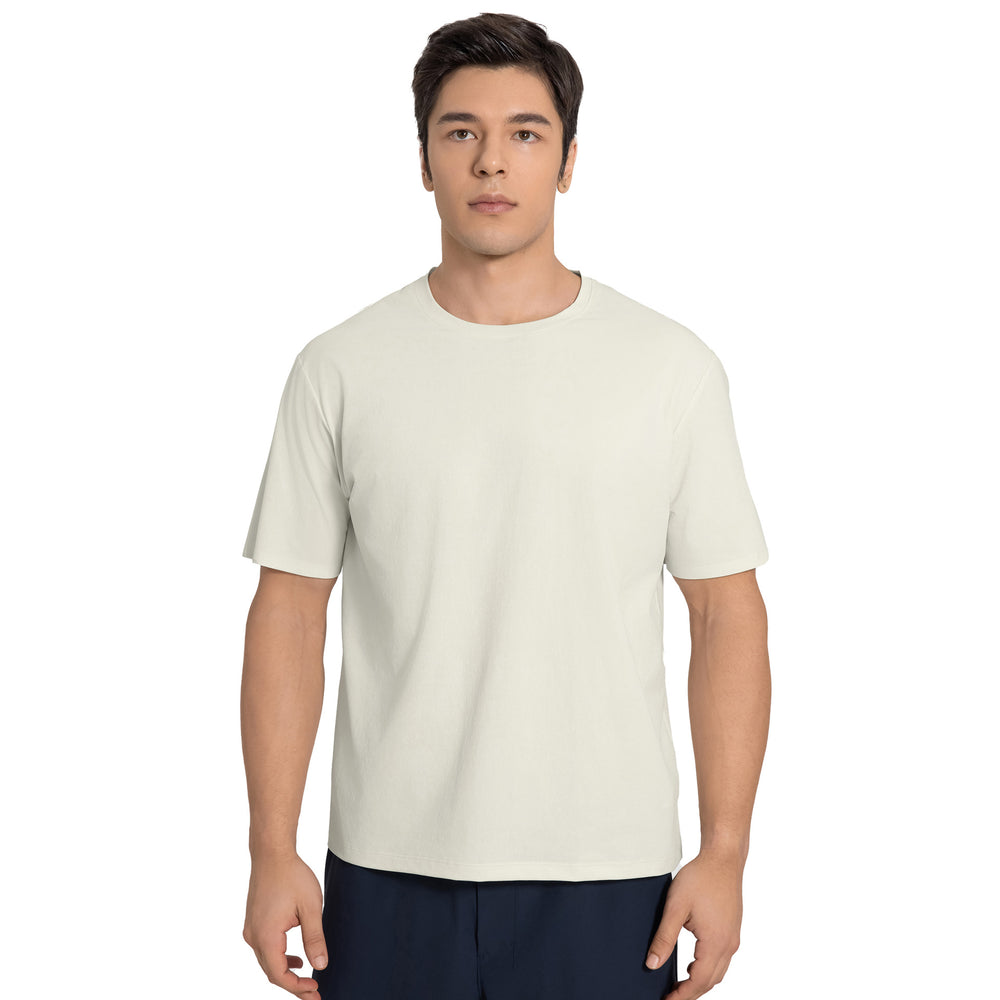 Round neck loosecasual short-sleeved t-shirtmensummer quick-drying breathable running fitness sports topsdmt001