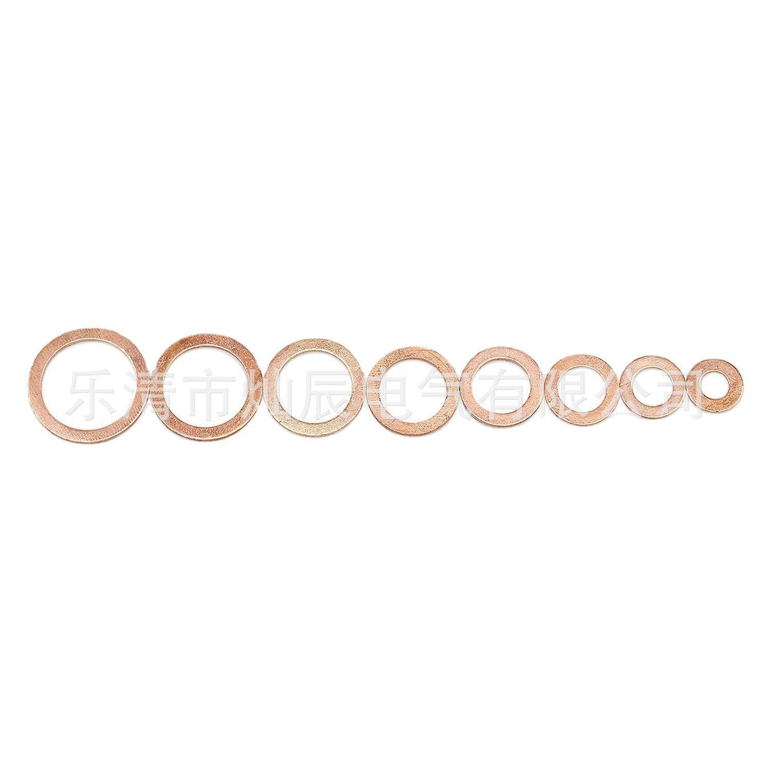 Cross-border supply 20PCS bagged copper gasket Marine watch sealing gasket 1-1.5 mm copper gasket gasket