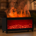 New arrivalartificial fireplace flame aromatherapy machine charcoal humidifier for home bedroom desktop ultrasonic cold fragrance machine