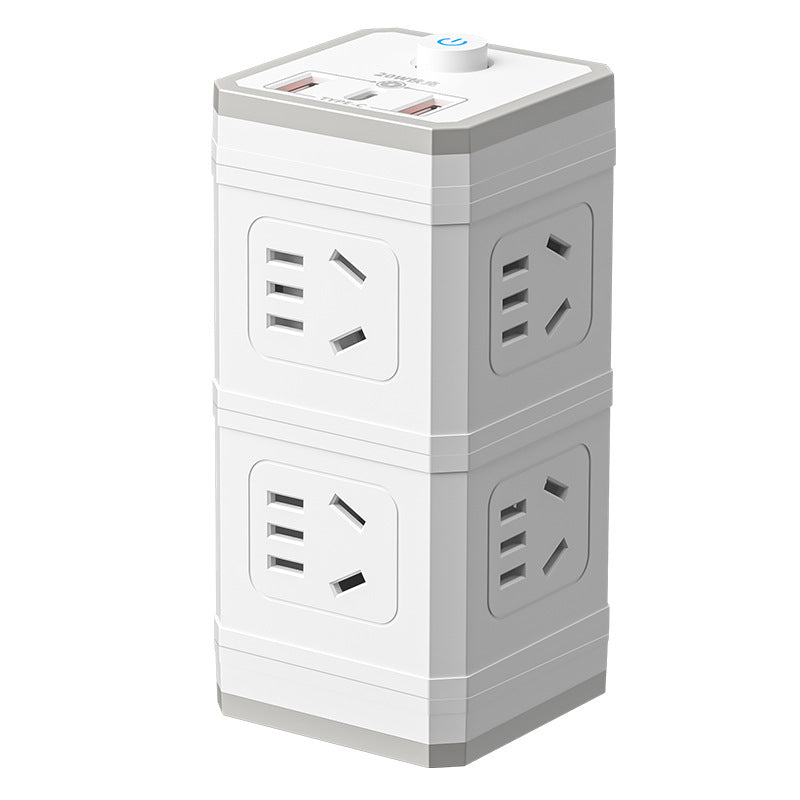 Tian rabbit magic cube socket charging strip power strip power strip multi-function for home converter fast charging portable